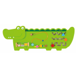 Viga Toys wandspeelbord krokodil 91 cm - Groen