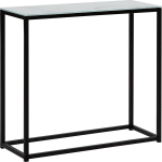 Beliani Delano Kaptafel Veiligheidsglas 30 X 80 Cm - Wit