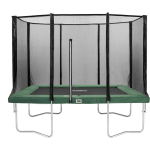 Salta Combo Trampoline Met Veiligheidsnet Rechthoekig - 153 X 213 Cm - - Groen