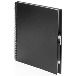 Bellatio Design Schetsboeke Harde Kaft A4 Formaat - 80x Vellen Blanco Papier - Teken Boeken - Zwart