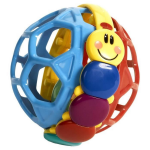Baby Einstein Bendy Ball ™ Chenille Rammelaarbal - Meerkleurig