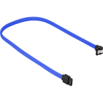 Sharkoon Sata Iii Kabel 90° Sleeve 30 Cm - Azul