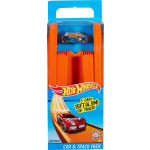 Mattel Hot Wheels baandelen met raceauto 5 meter 37 delig - Oranje