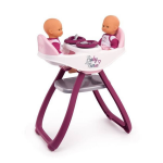 Smoby Baby Nurse Twin Hoge Stoel + 4 Accessoires