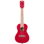 Kala KA-SPRK-RED Sparkle Series Ritsy Red concert ukelele met gigbag