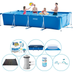 Intex Zwembad Deal - Frame Pool Rechthoekig 450x220x84 Cm - Blauw