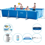 Intex Zwembad Super Deal - Frame Pool Rechthoekig 450x220x84 Cm - Blauw
