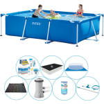 Intex Frame Pool Rechthoekig 300x200x75 Cm - Zwembad Comfort Pakket - Blauw