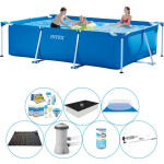 Intex Frame Pool Rechthoekig 300x200x75 Cm - Zwembad Super Set - Blauw