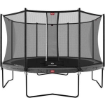 BERG Toys Trampoline - Berg Champion Regular (Incl. Veiligheidsnet Comfort) - 380 Cm - - Grijs