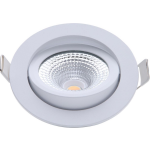 EcoDim - Led Spot - Inbouwspot - Ed-10022 - 5w - Waterdicht Ip54 - Dimbaar - Dim To Warm - Warm 2000k-3000k - Mat - Wit