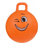 Skippybal Smiley Voor Kinderen 55 Cm - Zomer Buiten Speelgoed - Oranje