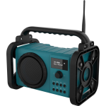 Soundmaster - Dab80 Draagbare Bouwradio - Fm - Dab+ Bluetooth - Turquoise