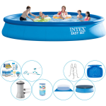 Intex Zwembad Comfort Pakket - Intex Easy Set Rond 457x84 Cm - Blauw