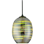 BES LED Led Hanglamp 3d - Structure - Ovaal - Chroom Glas - E27