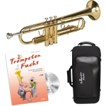 Cascha EH 3820 DE Bb Trumpet Fox beginnerset met softcase + lesboek