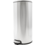Cosy&Trendy Vuilnisbak/pedaalemmer Zilver 20 Liter 52 Cm Rvs - Afvalemmers - Prullenbakken - Plata