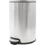 Cosy&Trendy Vuilnisbak/pedaalemmer Zilver 12 Liter 35 Cm Rvs - Afvalemmers - Prullenbakken - Silver