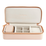 Stackers Large & Petite Travel Box Box Blush & Grey Sieradenkoffer