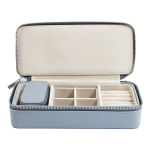 Stackers Large & Petite Travel Box Dusky Blue Sieradenkoffer