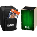 Sela SE 063 DE Varios Green Cajon Set + tas, pad, Duitstalig boek