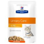 Hill's C/D Multicare Urinary Care Maaltijdzakje - Kattenvoer - Kip 12x85 g Veterinaire Dieetvoeding