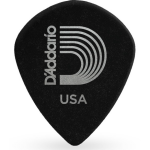 D'Addario 3DBK7-10 black ice plectra 10-pack extra heavy