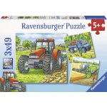 Ravensburger Puzzel Grote Landbouwmachine - 3 X 49 Stukjes