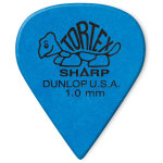 Dunlop 412P100 Tortex Sharp Pick 1.0 mm plectrumset (12 stuks)