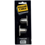 Yellow Cable XLR03 3-pins XLR chassisdeel, male, 2 stuks