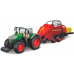 Bburago speelset tractor Fendt 1050 Vario junior/rood - Groen