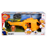 Dickies Simba helikopter Wallaby 2 Brandweerman Sam 34 cm - Oranje