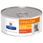 Hill's C/D Multicare Urinary Care Blik - Kattenvoer - Kip 156 g Veterinaire Dieetvoeding