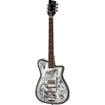 Duesenberg Alliance Johnny Depp Aluminium Top Plate elektrische signature gitaar met koffer