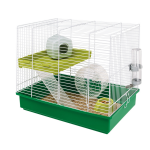 Ferplast Hamsterkooi Hamster Duo - Dierenverblijf - 46x29.5x37.5 cm - Verde