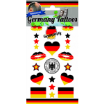 Funny Products neptattoos Duitsland junior papier 12 stuks