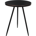 Mica Decorations ronde tafel maat in cm: 51,5 x 40 - - Zwart