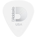 D'Addario 1CWH6-10 celluloid plectra white 10 pack heavy