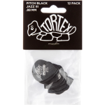 Dunlop Tortex Pitch Black Jazz III 0.88mm 12-pack plectrumset zwart