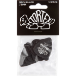 Dunlop Tortex Pitch Black Standard 0.73mm 12-pack plectrumset zwart