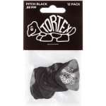 Dunlop Tortex Pitch Black Standard 0.88mm 12-pack plectrumset zwart