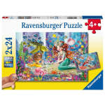 Ravensburger Puzzel Betoverende Zeemeermin 2x24 Stukjes