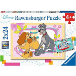 Ravensburger Puzzel Disney Schattige Puppies 2x24 Stukjes