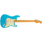 Fender American Professional II Stratocaster Miami Blue MN elektrische gitaar met koffer