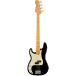 Fender American Professional II Precision Bass LH MN Black linkshandige elektrische basgitaar met koffer