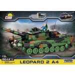 Cobi bouwset legervoertuig Leopard 2 A4 junior groen 865 delig