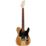 Fazley FTL218NTAB Ash Burl elektrische gitaar naturel