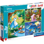 Clementoni legpuzzels Disney junior karton 144 stukjes 3 delig