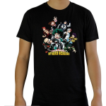 Abystyle My Hero Academia - Heroes T-Shirt Black