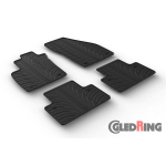 Gledring Rubbermatten passend voor Volvo S40/V50 2004-2011...